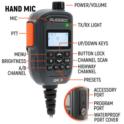 G2 Mini - 30W GMRS Compact Mobile Radio