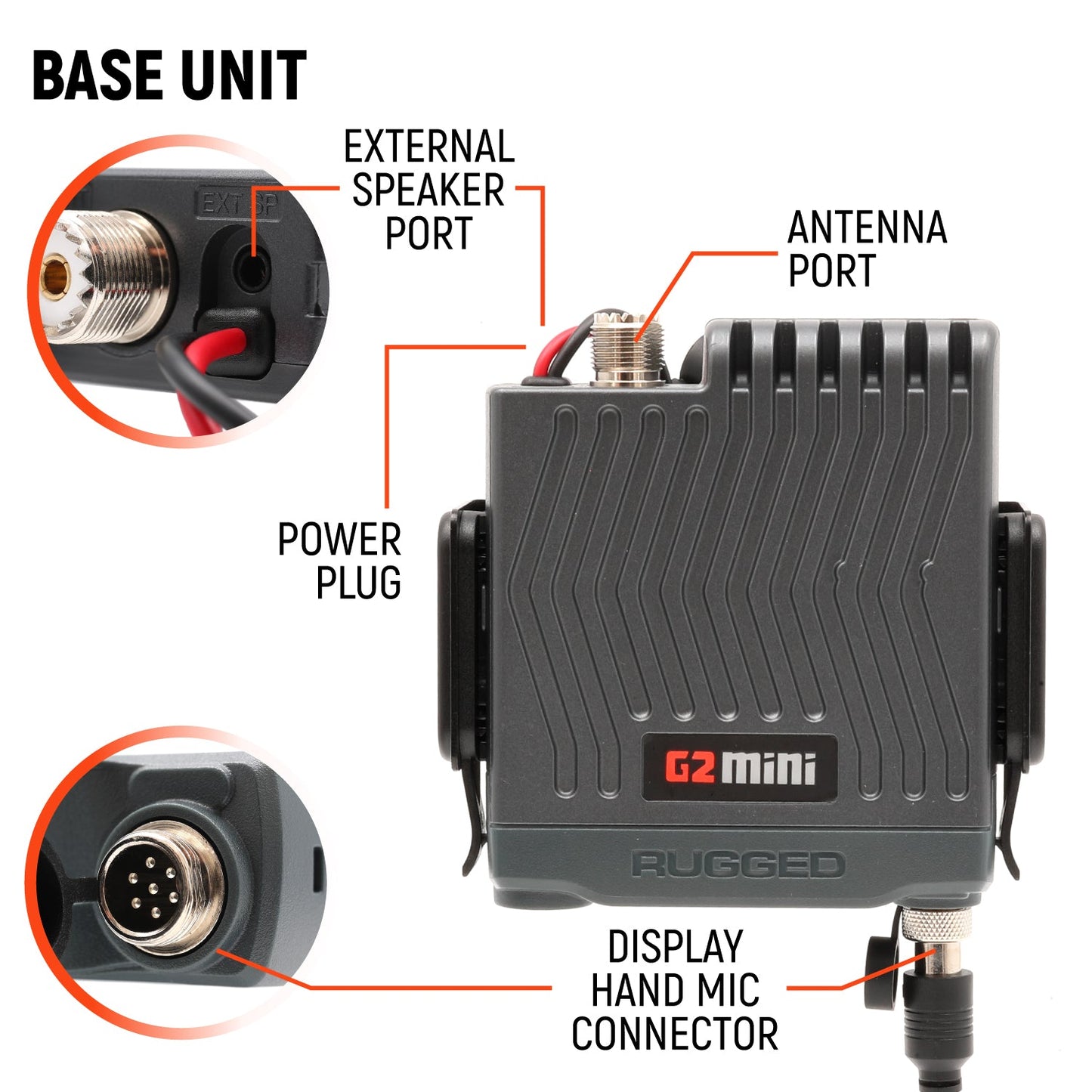G2 Mini Radio Kit - 30W GMRS Compact Mobile Radio with Antenna