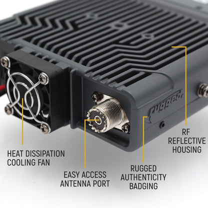 Radio Kit Lite - Rambler G4 GMRS Band Mobile Radio with Stealth Antenna
