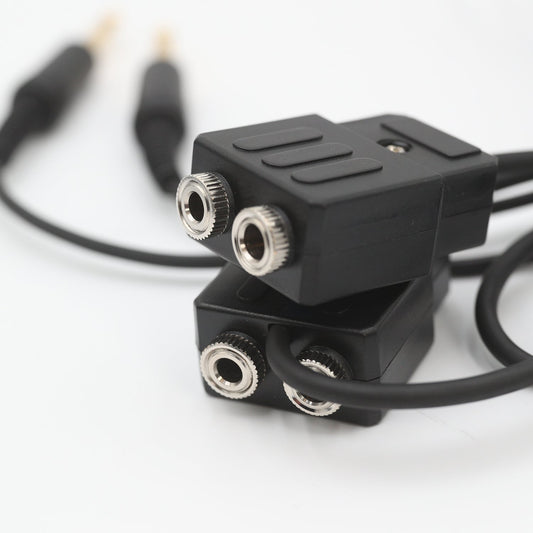 General Aviation Pilot Headset Extension Splitter Cable - CLEARANCE