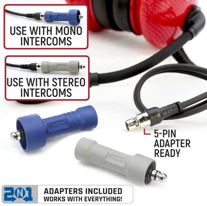 Ultimate Headset for STX STEREO & OFFROAD Intercoms - Child Size - Over the Head - CLEARANCE