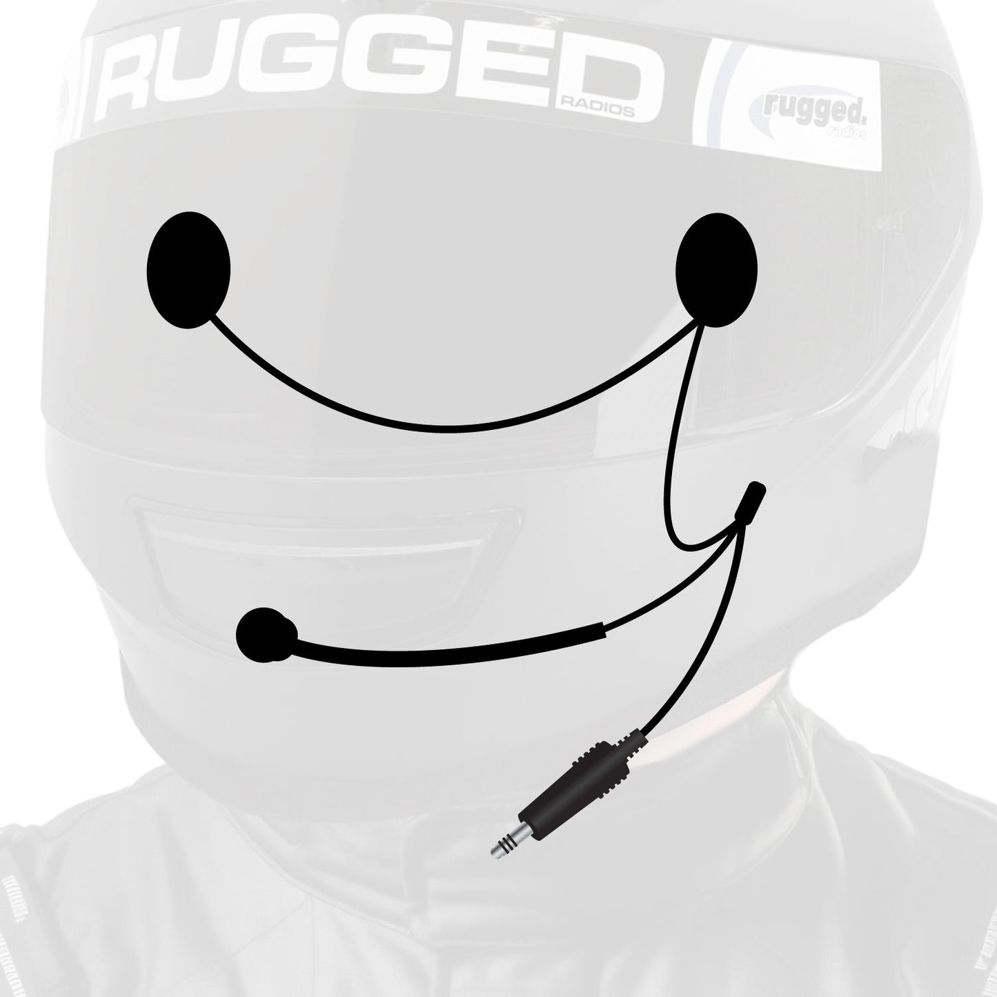 Helmet Kit with Speakers and Mic - Wired for IMSA - CLEARANCE