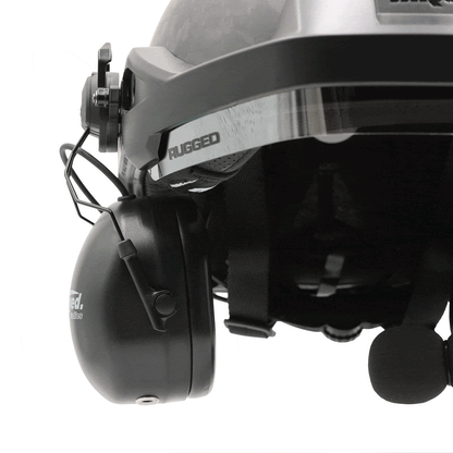 MRC Opposition Half Helmet with Rail Mounted Headset - DOT