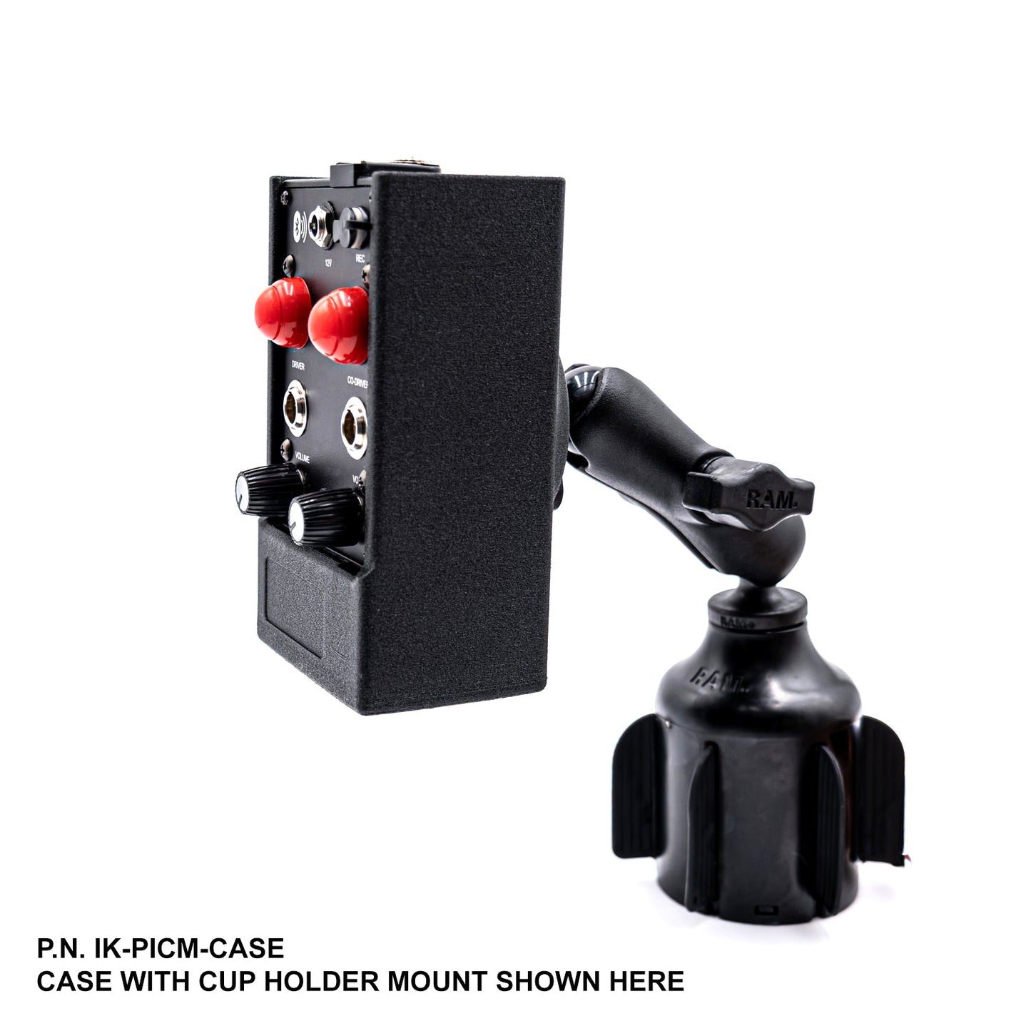242 Intercom RAM Mount Case with Optional Cup Holder Mount