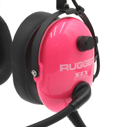 Pink Radio Day ULTIMATE Alpha Audio Stereo Headset with Volume Control