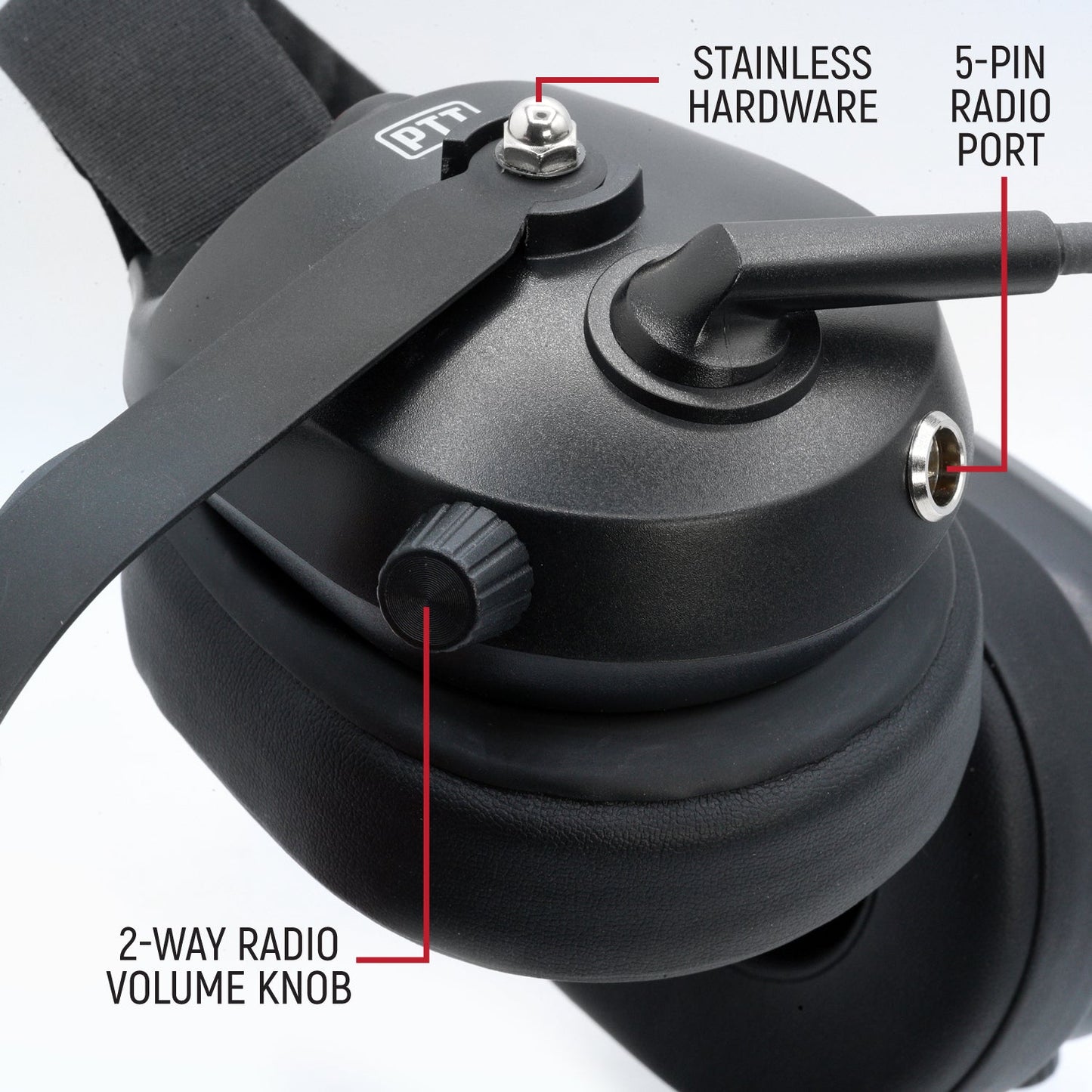 Bluetooth Headset for Cell Phones - 2-Way Radio Compatible (OTH and BTH)