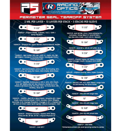 XStack Tear Offs for Stilo WRX - 10267CP