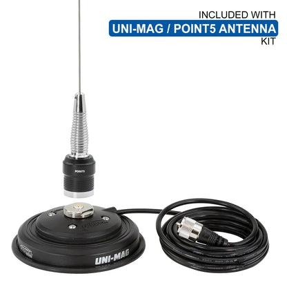 GMR25 Radio Kit - 25W Waterproof GMRS Mobile Radio with Antenna