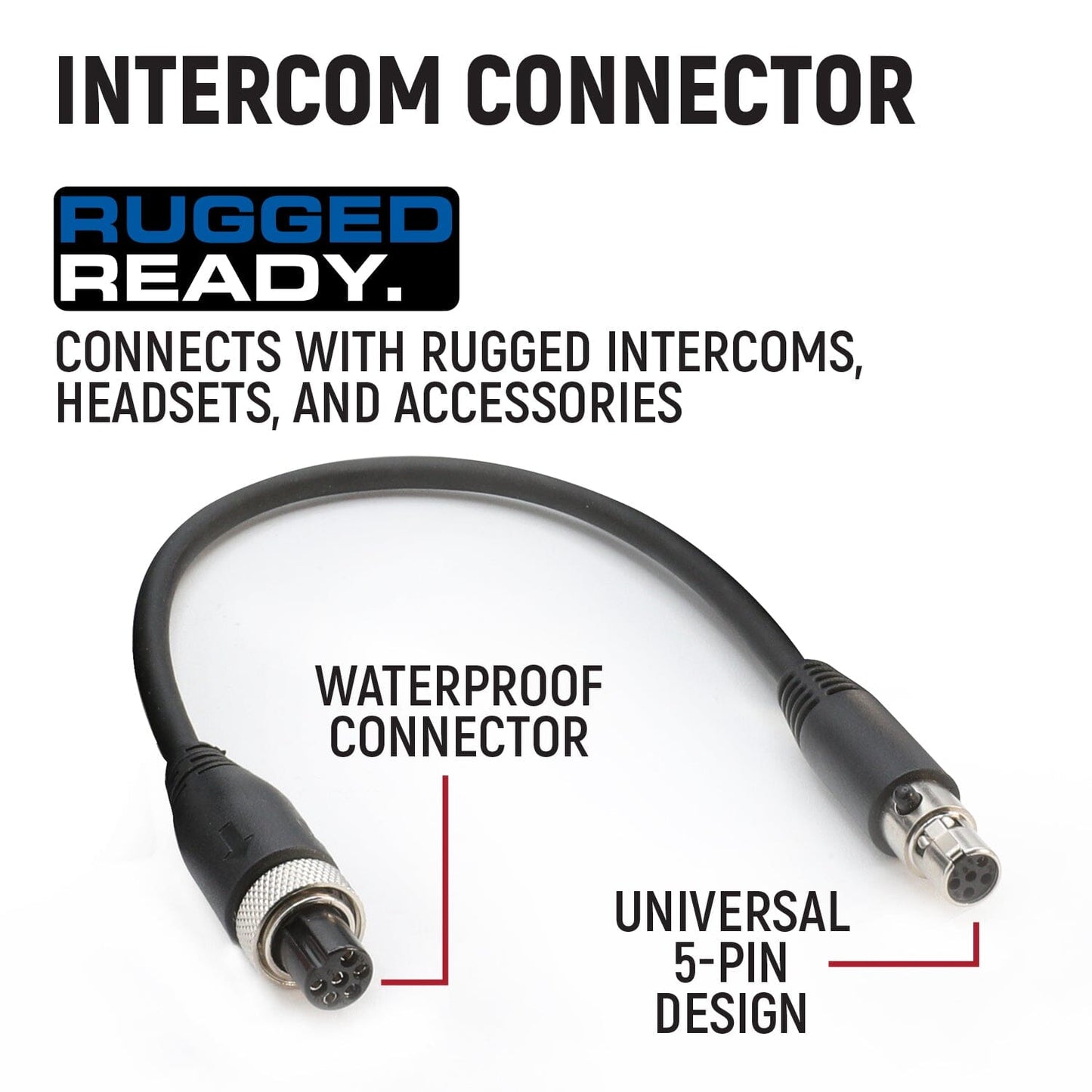 Rugged G1 Waterproof GMRS Mobile Radio with Rugged Ready Port
